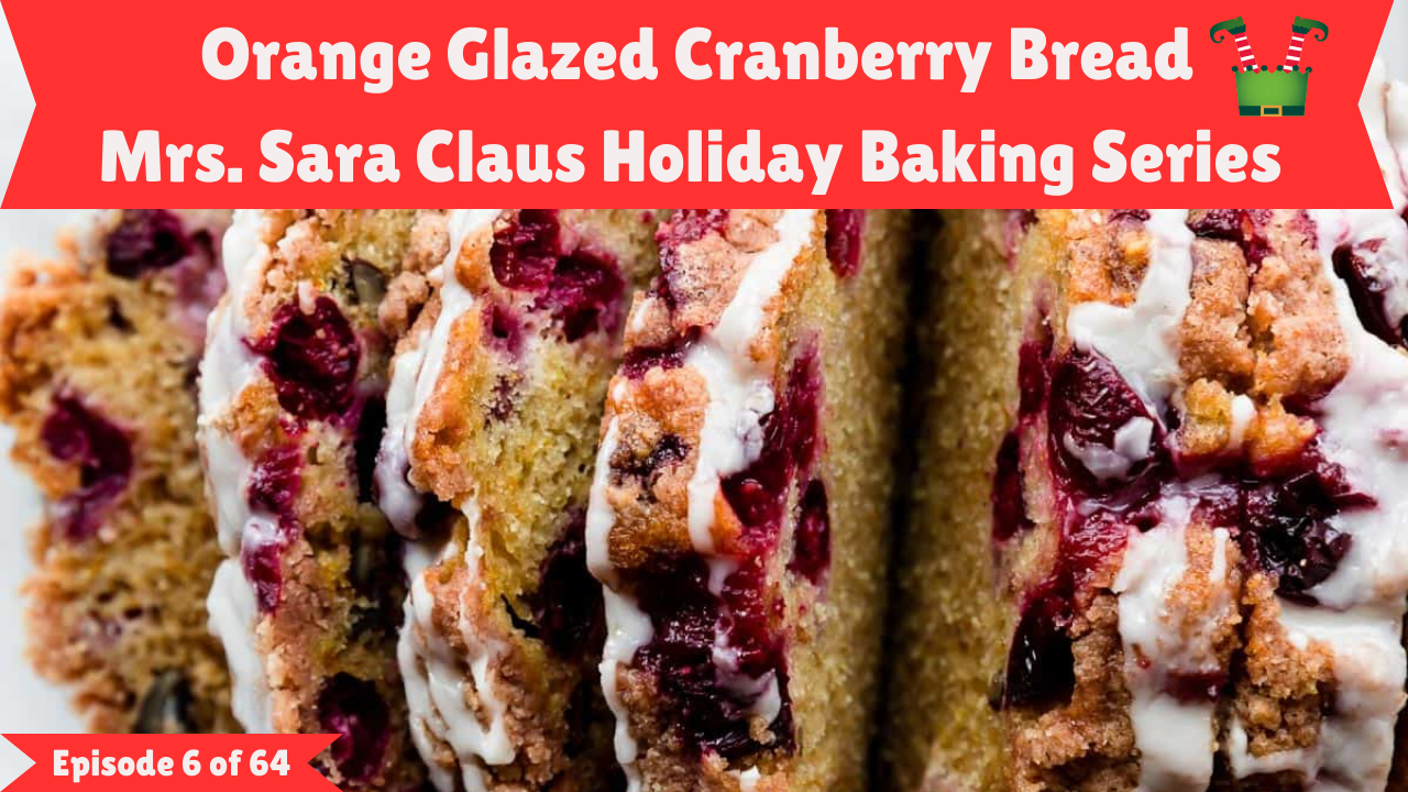 Glazed Cranberry Bread