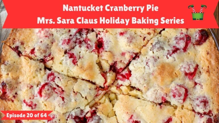 Nantucket Cranberry Pie